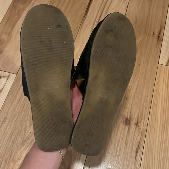 Valentino Stud Flat Mules - Picture 3 of 4